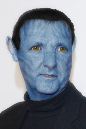 James Cameron as a Na'vi
